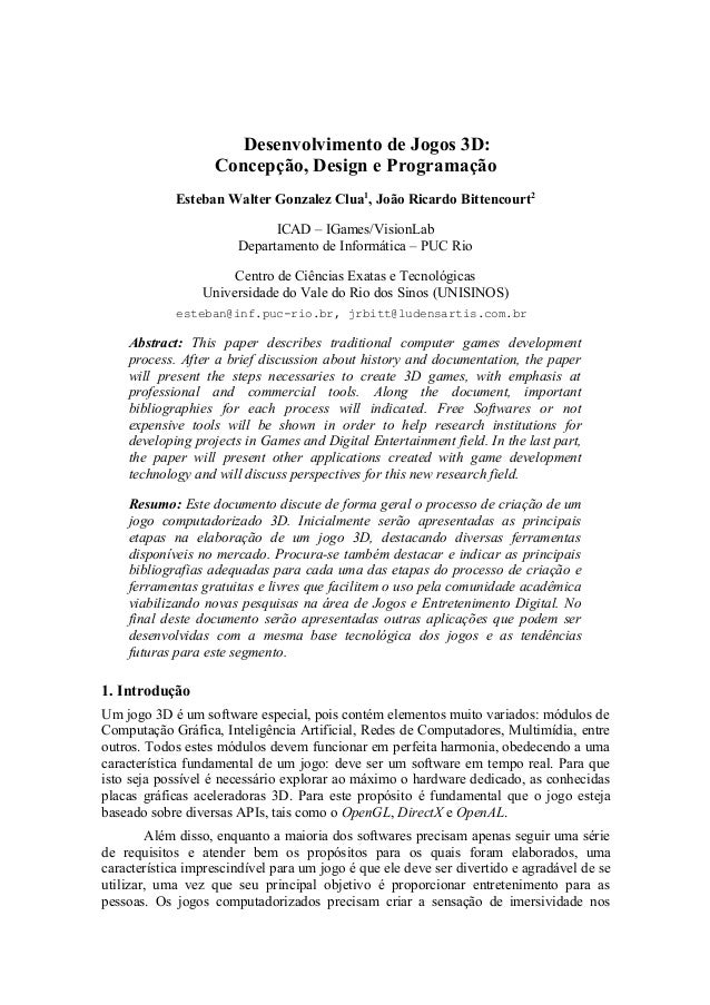 Curso desenvolvimento de jogos