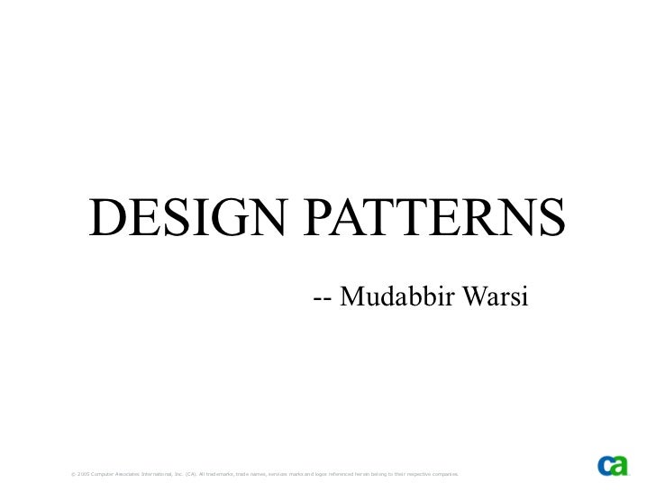 Design Pattern Slideshare | design patterns Design Pattern Slideshare | design patterns
