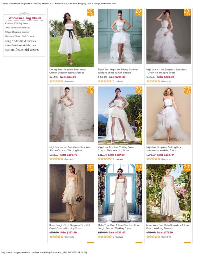 create your wedding dress online