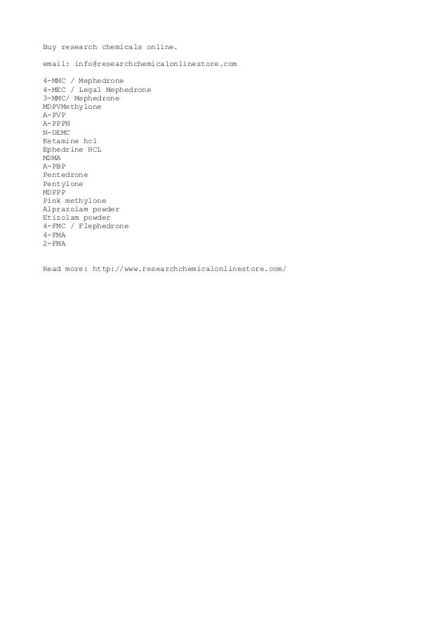Where To Buy Research Chemicals Online