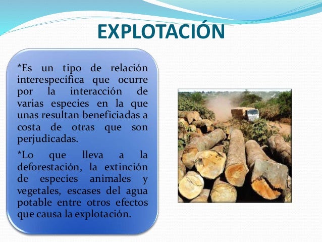 Desordenada e irracional explotacion de los recursos naturales del ec…