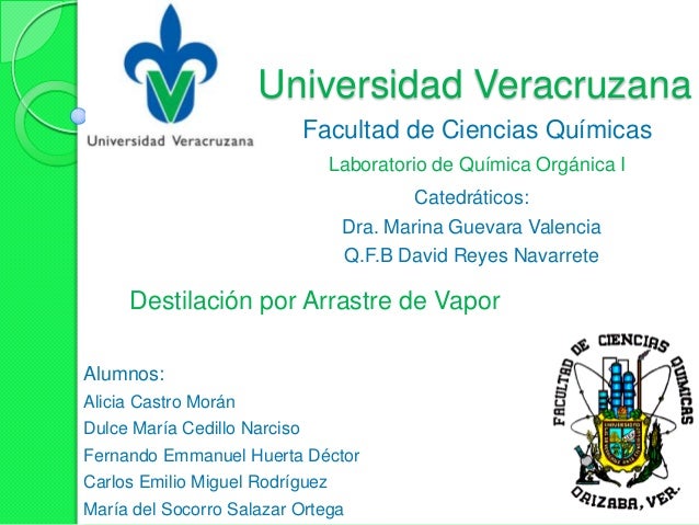 DESTILACION ARRASTRE VAPOR destilacion arrastre vapor: