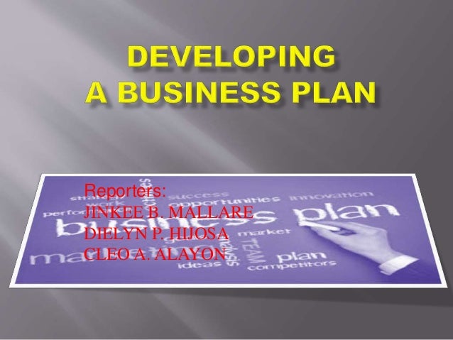 Advantage Consulting Services - Developing a Business Plan