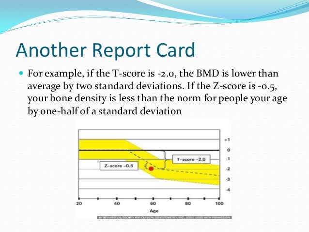 2019 year - How to Understand Bone Density Score 2019 year
