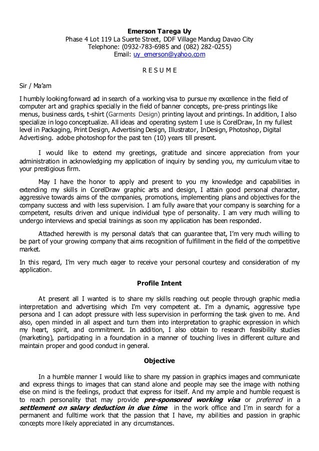 detailed resume detail resume