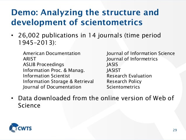 Scientometric Analysis Phd Thesis