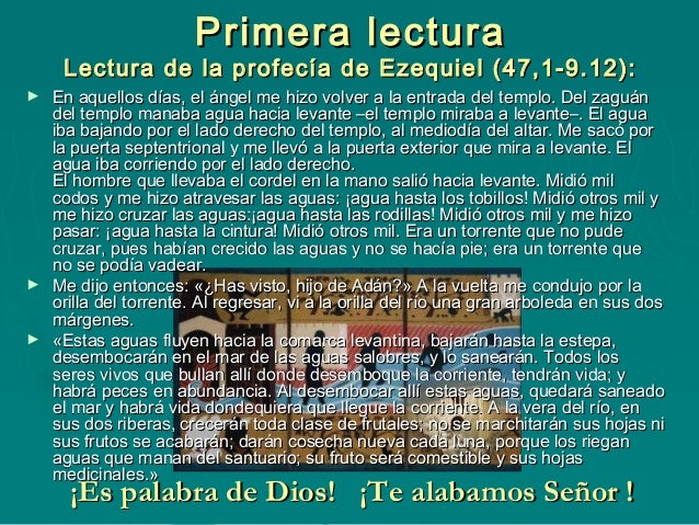 Resultado de imagen para EN aquellos días, el ángel me hizo volver a la entrada del templo del Señor.