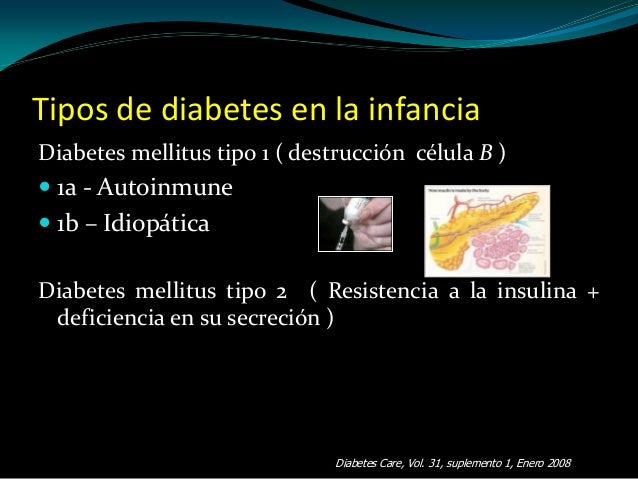 Diabetes infantil Diabetes infantil