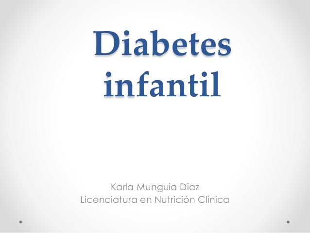 Diabetes infantil kmd Diabetes infantil kmd