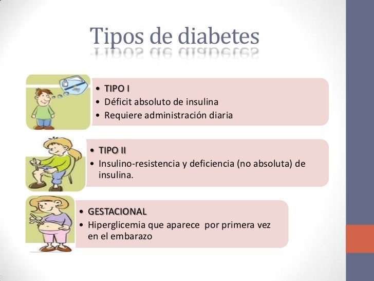 tipos de diabetes tipo i déficit absoluto de insulina requiere