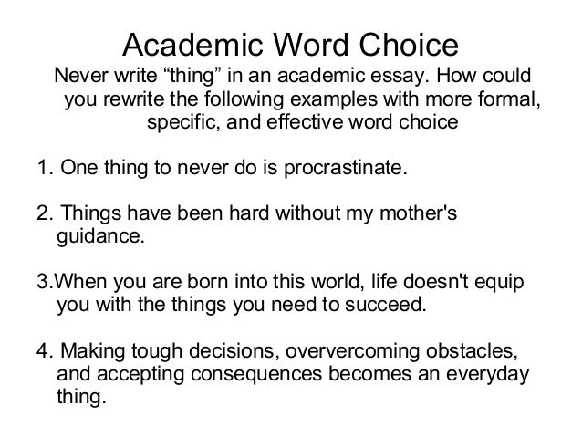 English diagnostic essay topics
