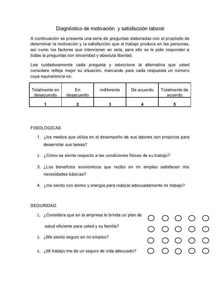 TEST MEDIR CLIMA LABORAL test medir clima laboral: