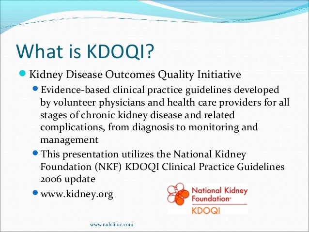 Management of chronic kidney disease in adults