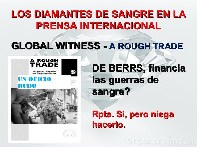 Resultado de imagen para de beers diamantes de sangre