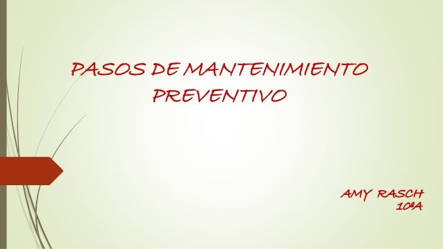 descargar mp8 mantenimiento preventivo con 61