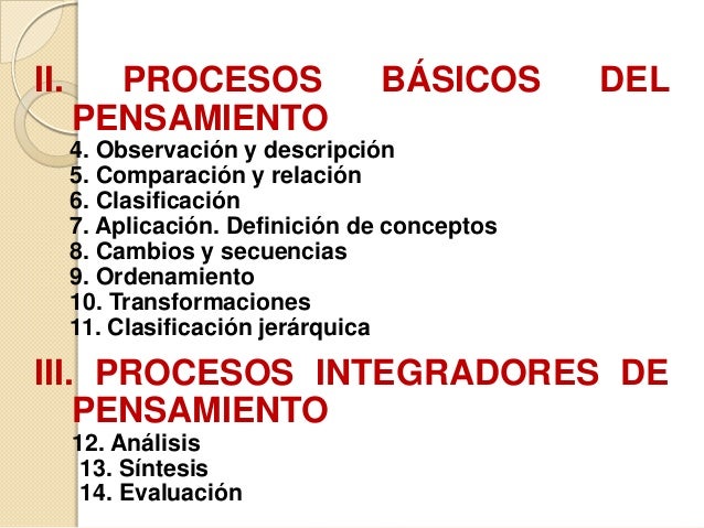 Diapositivas de desarrollo de habilidades del pensamiento