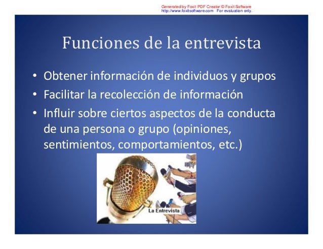 Diapositivas de entrevista