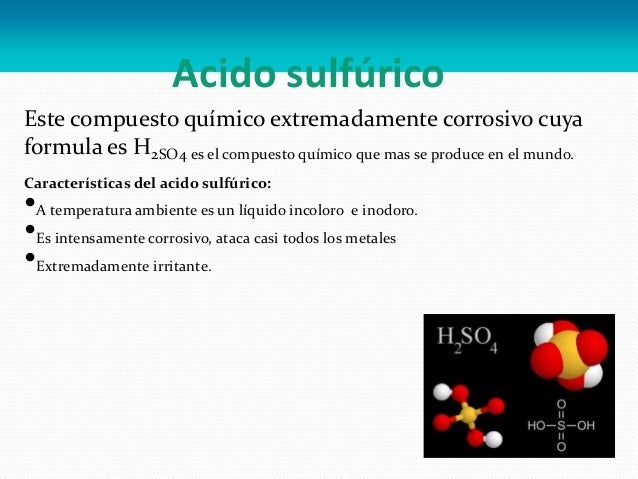 De Que Se Compone El Acido Sulfurico es.slideshare.net