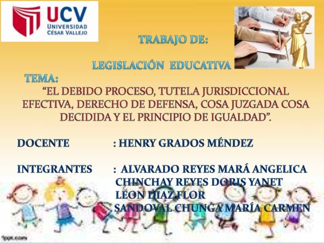 EL DEBIDO PROCESO JUDICIAL el debido proceso judicial: