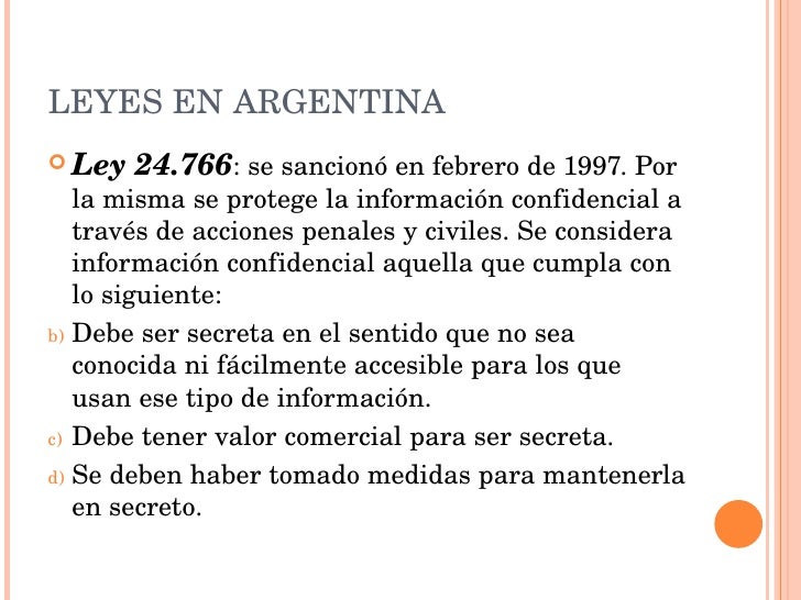 Resultado de imagen para legislacion informatica en argentina