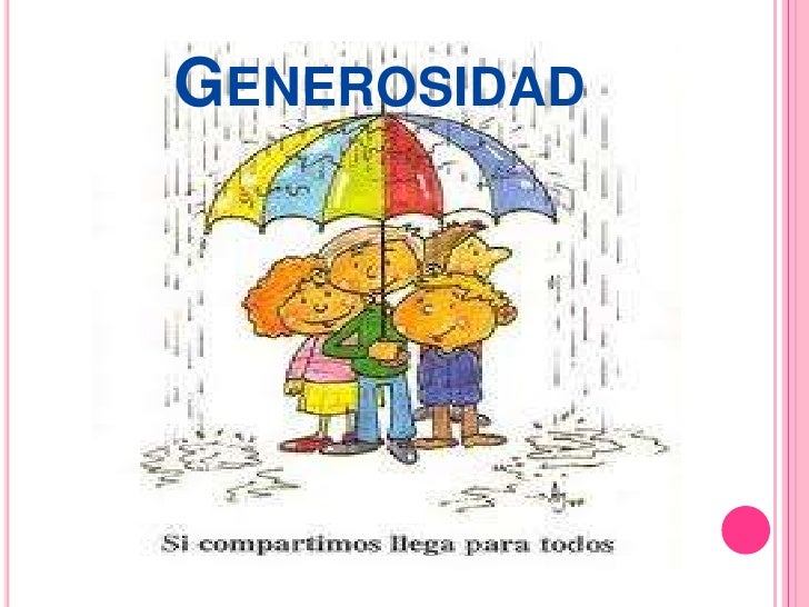 Dibujo de valores generosidad de el valor de la generosidad Dibujo de valores generosidad