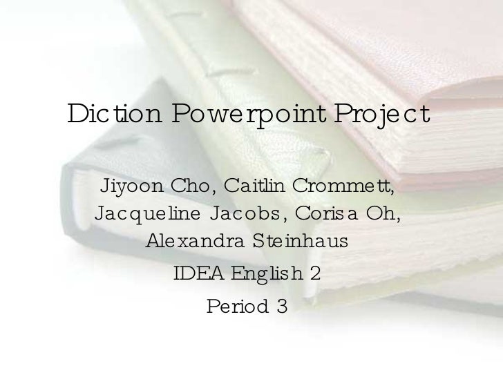 types of diction