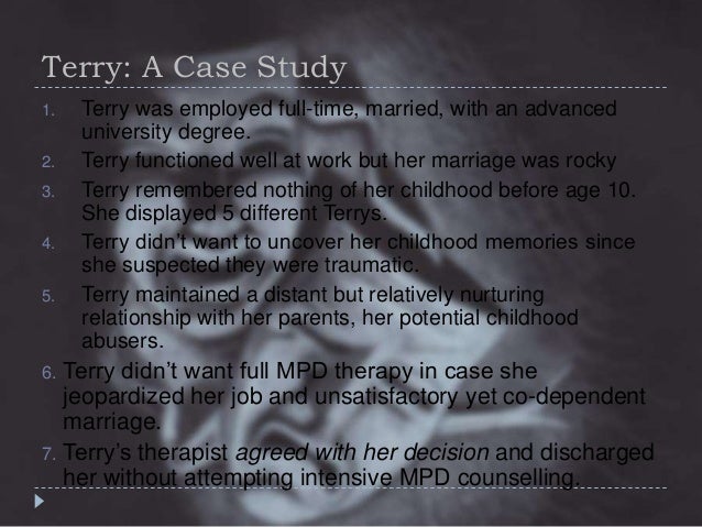 Disorder Dissertation Dissociative Identity Report