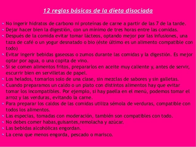 Dieta Disociada Libro