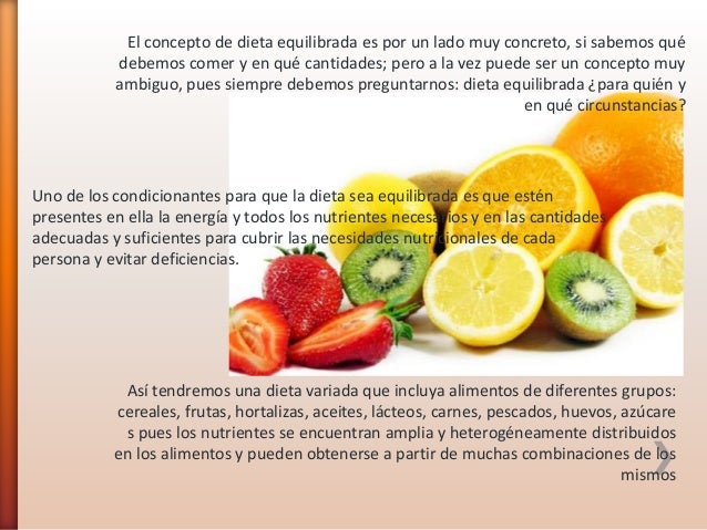 Dieta Equilibrada Cantidades