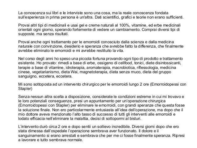 Quello che non può esser fatto dopo operazione su varicoso