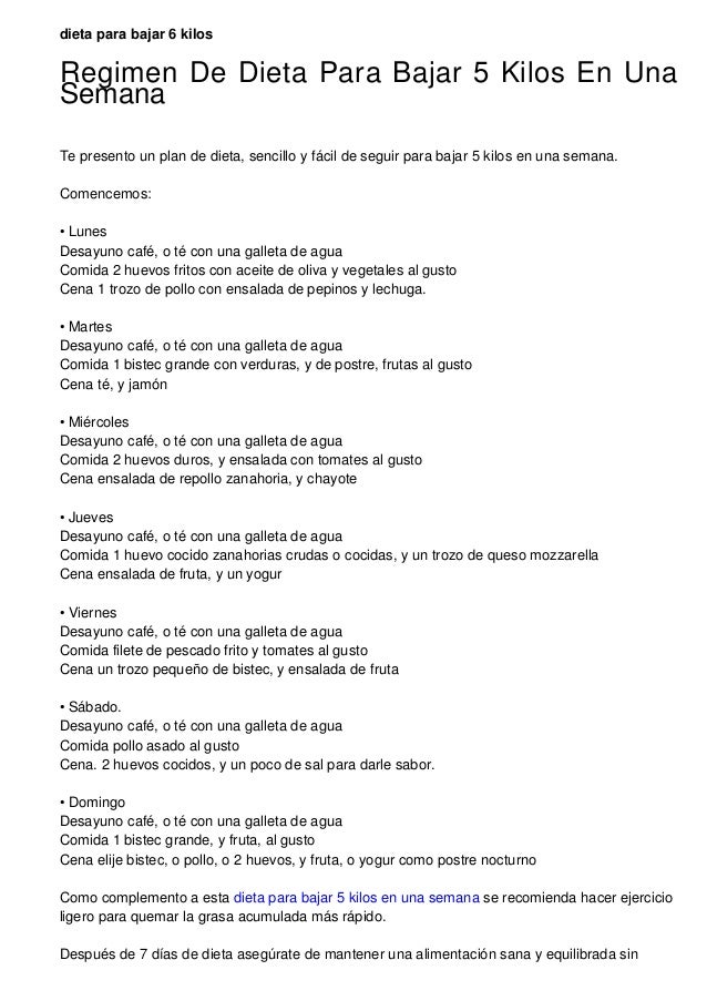 Dieta Para Perder 20 Kilos Rapido