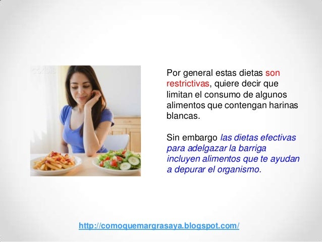 Comidas Para Adelgazar Barriga