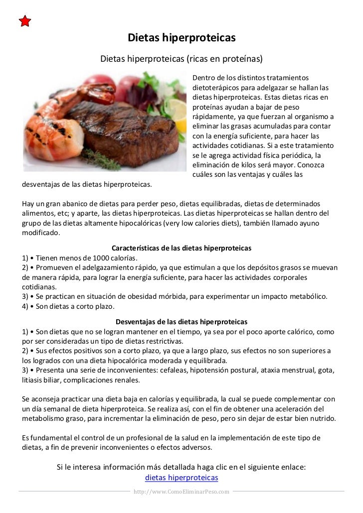 Dieta Hiperproteica Verduras