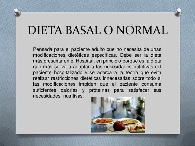 Dieta Normal o Basal - Ensayos - Jdchamputis - Dieta Basal Dieta Normal o Basal - Ensayos - Jdchamputis - Dieta Basal