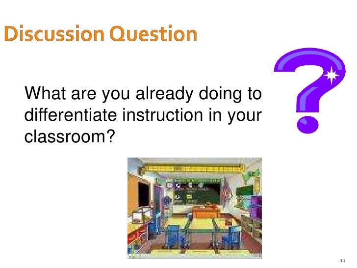 differentiated instruction reading reflection on on