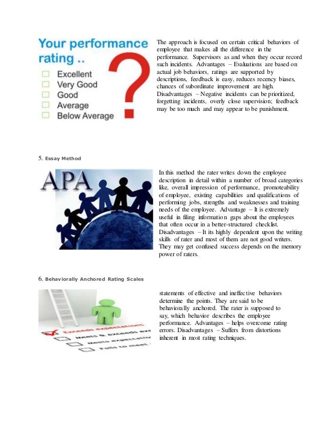 advantages disadvantages essay appraisal method advantages disadvantages essay appraisal method