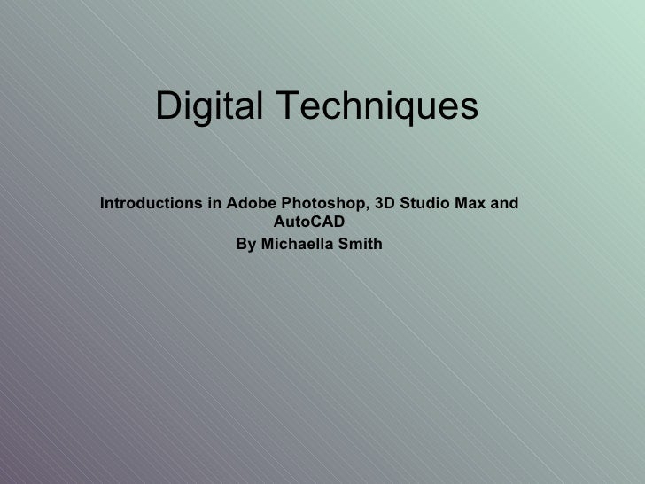 Digital Painting Techniques Upload Share Powerpoint