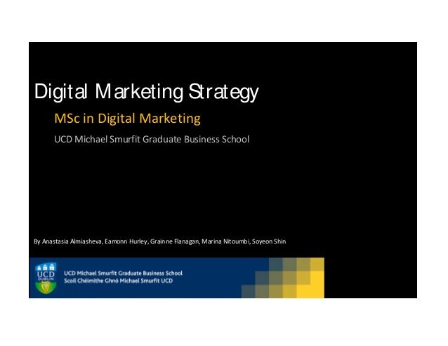University digital marketing strategy