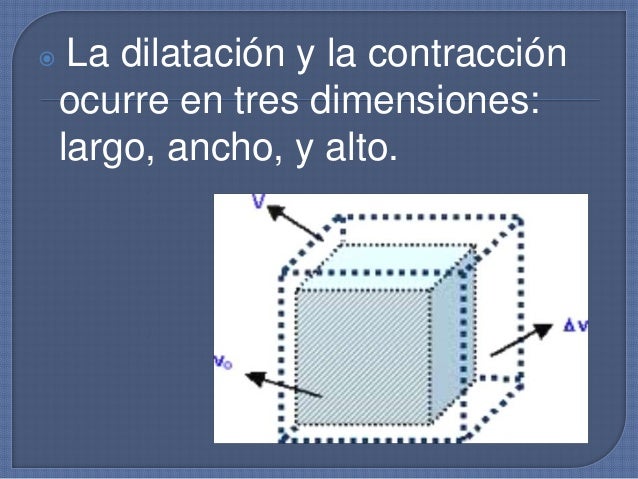 Dilatacion de los cuerpos