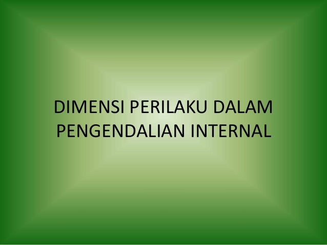 Bab 1 Akuntansi Dan Pengendalian Intern Terhadap Kas 