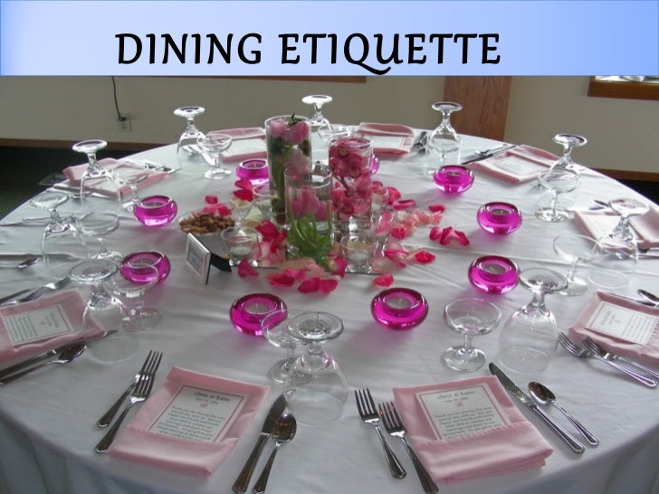 Dining etiquette