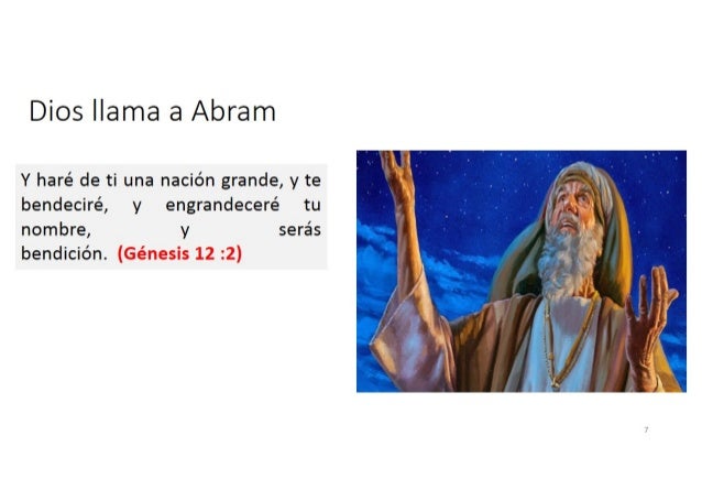 Dios llama a Abram