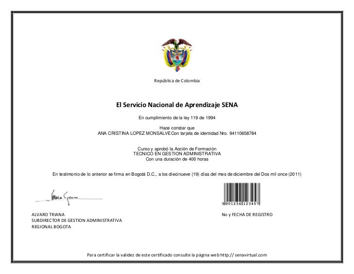 Diploma de curso tecnico