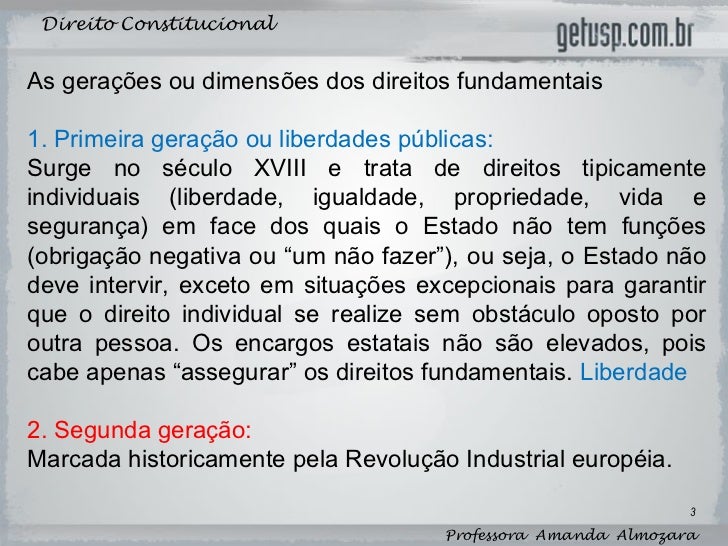 São Considerados Direitos E Garantias Fundamentais Exceto Escolha Uma