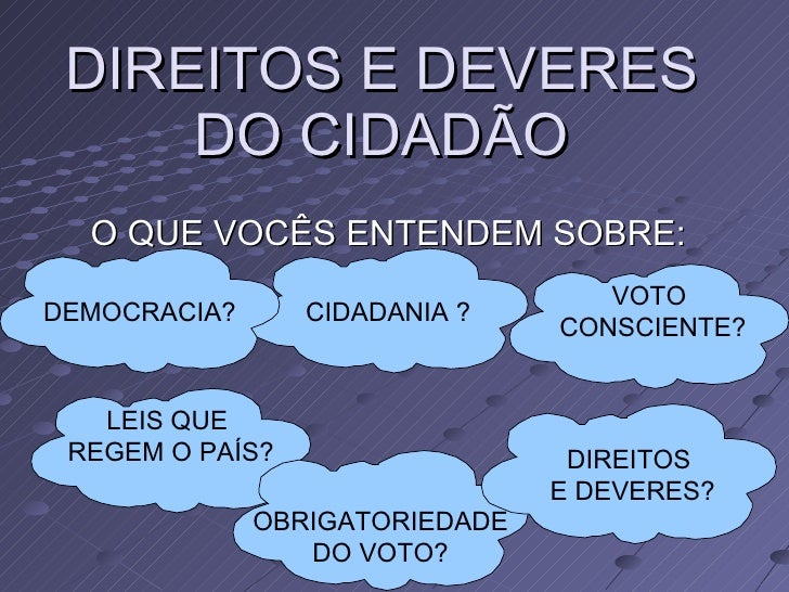 Direitos e deveres