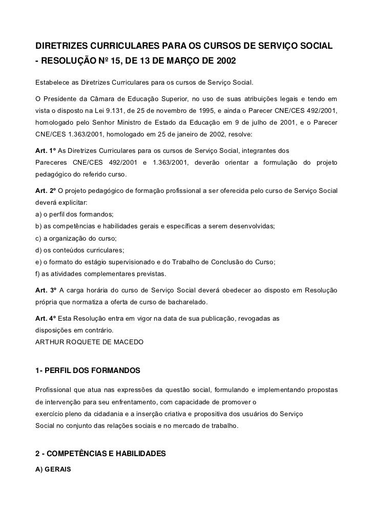 Cursos de servico social