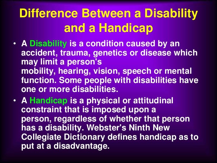 Disability Etiquette