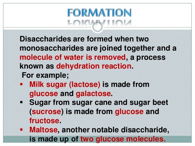 DISACCHARIDES