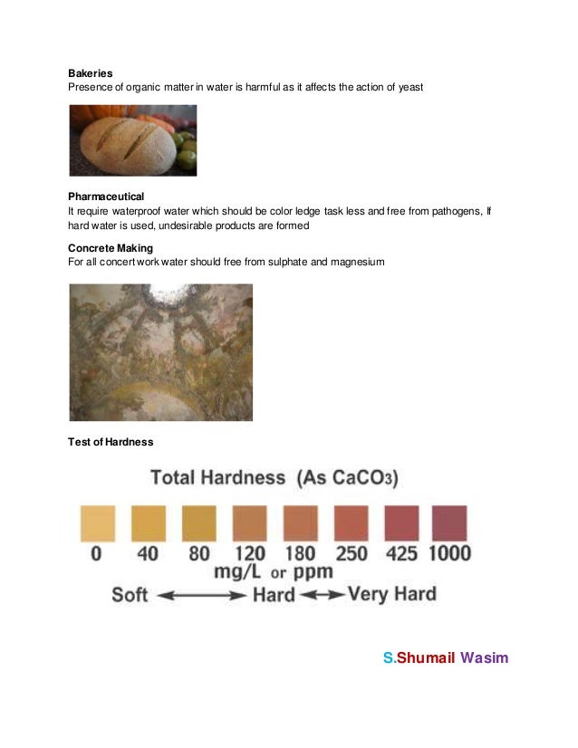 Disadvantages of hardwater