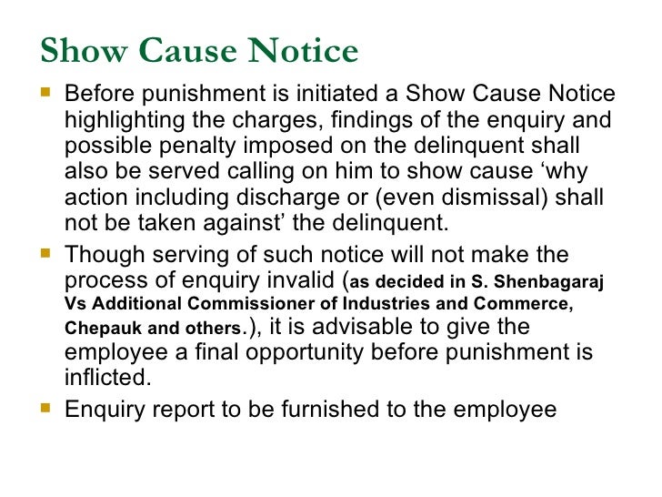5 show cause notice formats fine word templates letter of transmittal